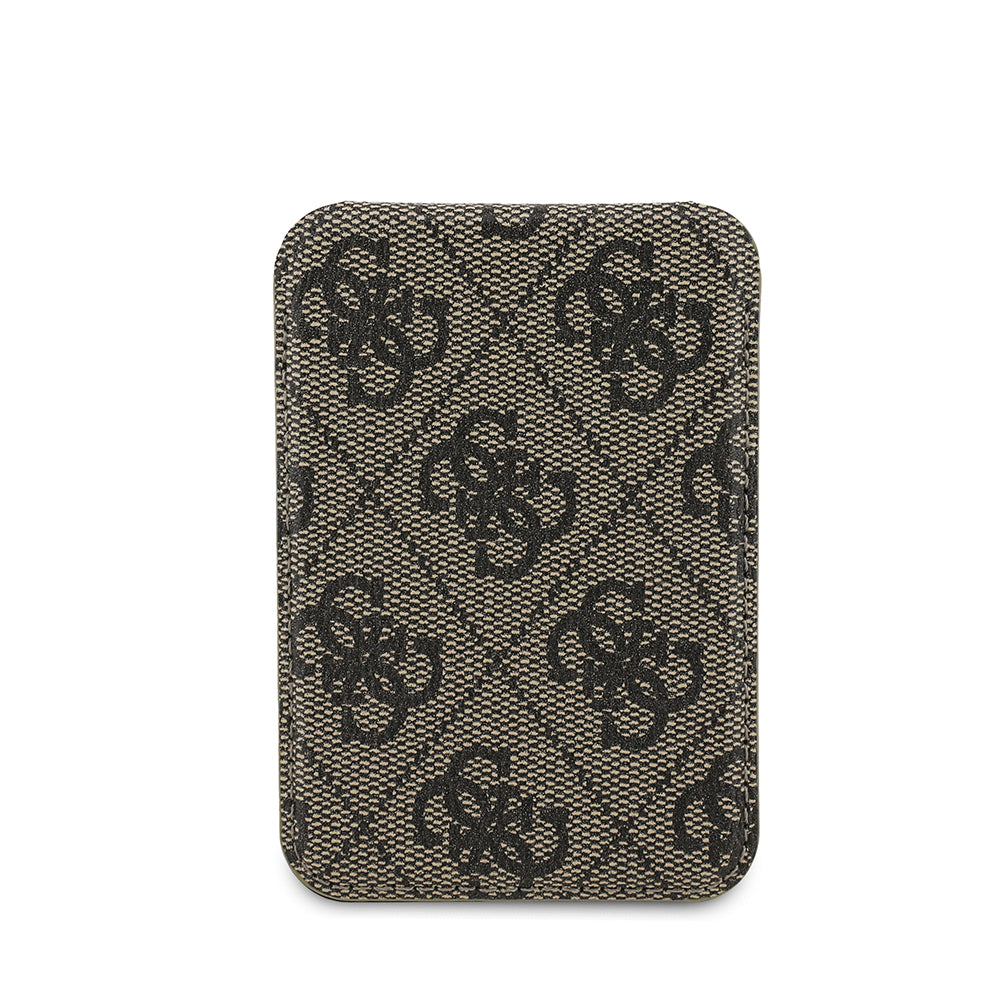 Guess Orjinal Lisanslı PU Deri 4G Desenli Metal Büyük 4G ve Yazı Logolu Standlı Magnetik Kartlık Guess Orjinal Lisanslı PU Deri 4G Desenli Metal Büyük 4G ve Yazı Logolu Standlı Magnetik Kartlık
